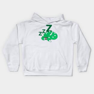 sleeping hodag Kids Hoodie